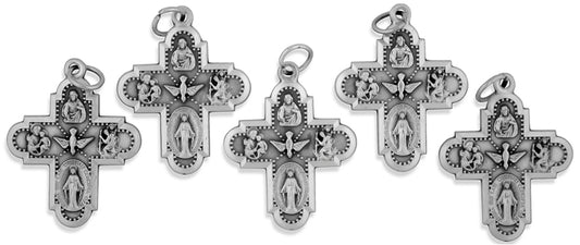 Traditional Catholic Four-Way Medal - Pack of 10