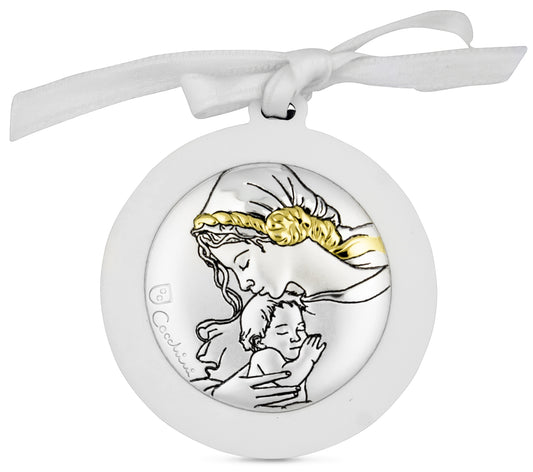 Adorable 2" Crib Medal Keepsake with Gift Box