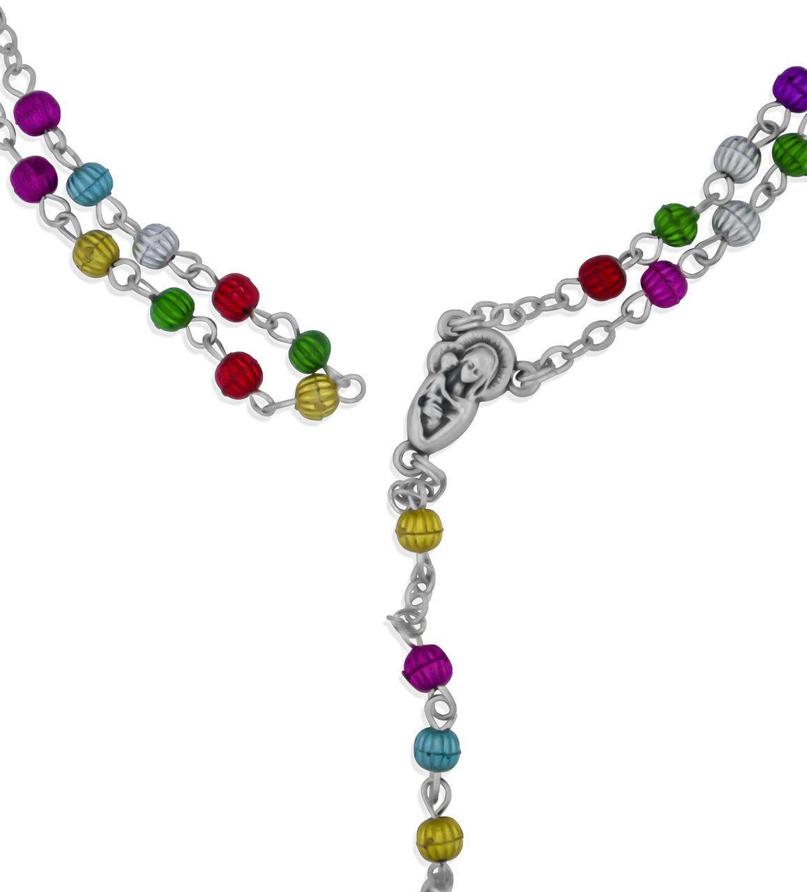 Small Kiddie Rosary with Multicolor Beads