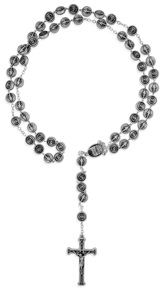 Immaculate Conception Rosary with Miraculous Medal Beads