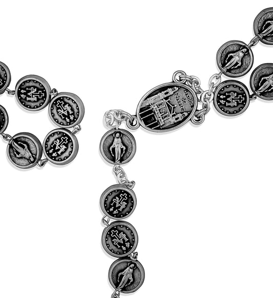 Immaculate Conception Rosary with Miraculous Medal Beads