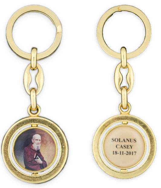 Solanus Casey Spinning Key Chain