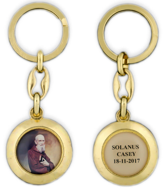 Solanus Casey Circular Key Chain