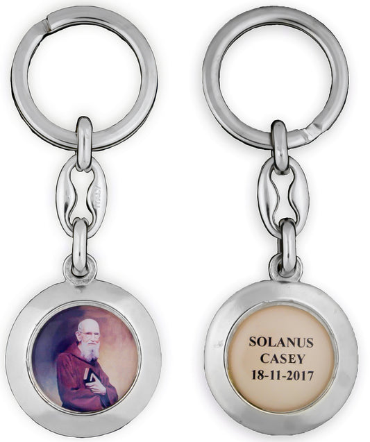 Solanus Casey Circular Key Chain