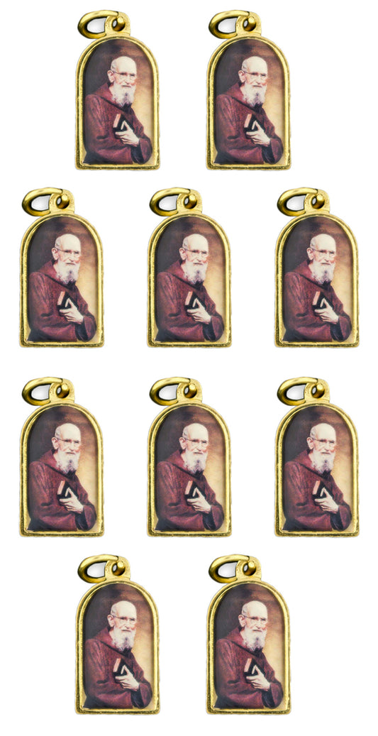 Blessed Solanus Casey Arched Charm - Pack of 10