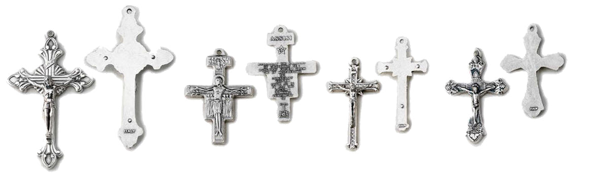 Bulk Traditional Rosary Crosses (Pack of 3)
