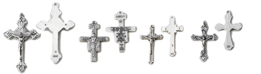 Bulk Traditional Rosary Crosses (Pack of 3)