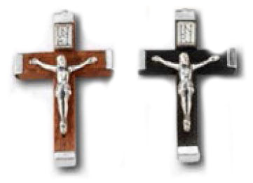 Traditional Catholic Rosary Cross - Pack of 3