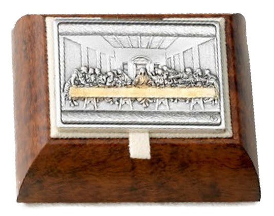 Small Keepsake Box with Saint Plaque