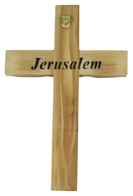 Hand-Carved Wall Cross 4.5"