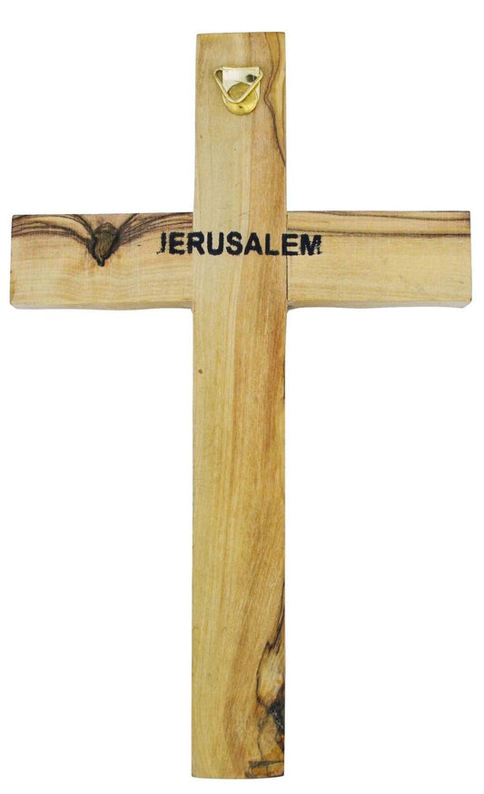 Hand-Carved Wall Cross 6"