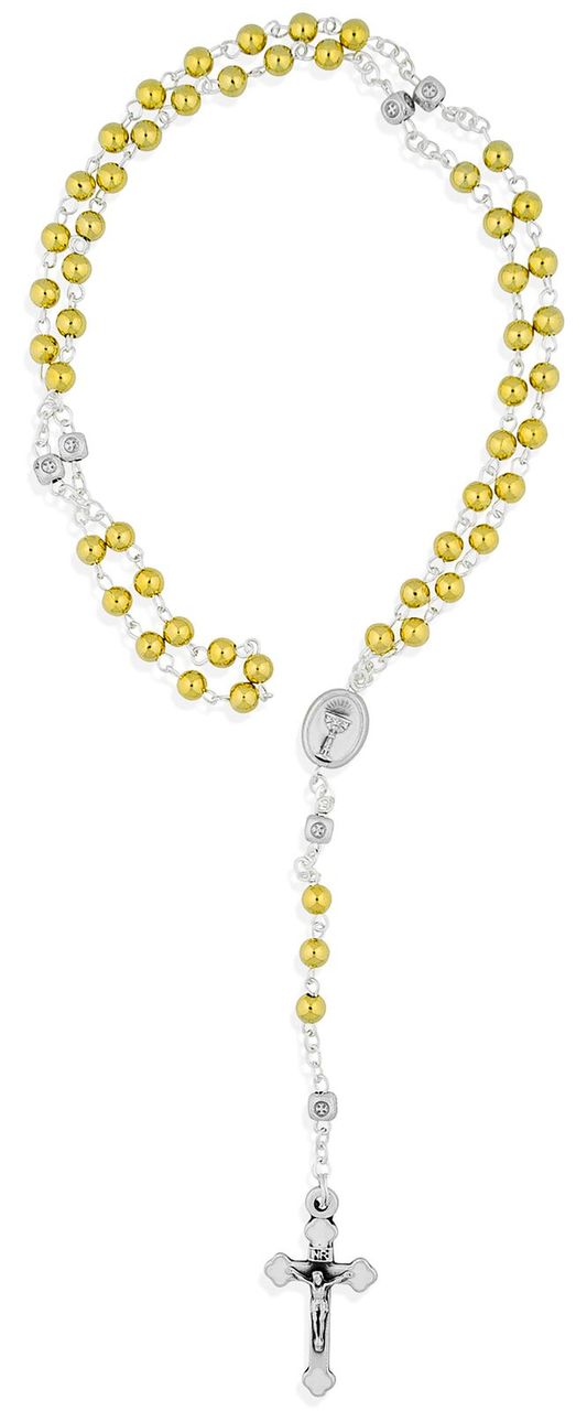 Mini Rosary First Communion Gold