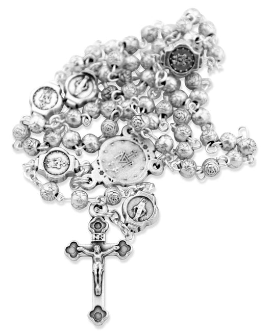 Catholic Rosary and Case Gift Set - Miraculous Medal