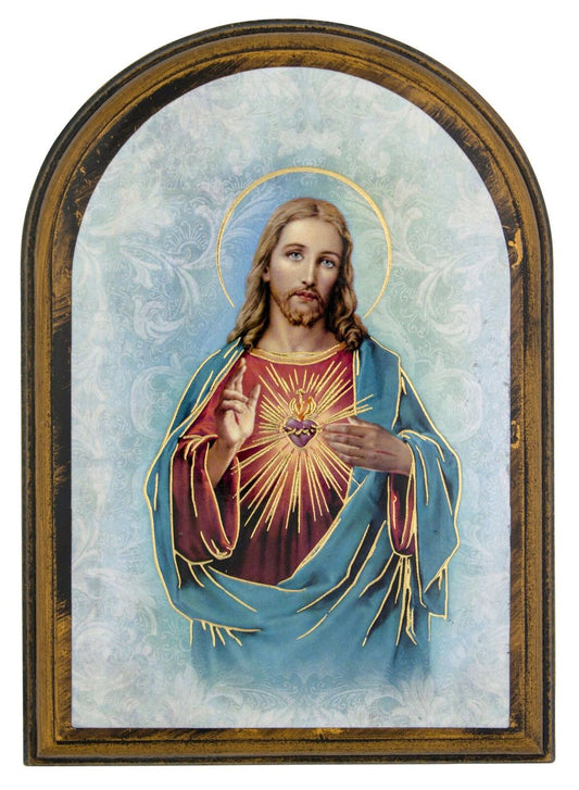 Devotional Wall Plaque - Sacred Heart of Jesus