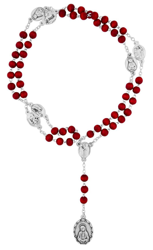 Red Wood Sorrows Rosary