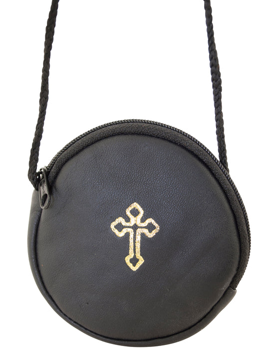 4" Round Burse (Black)
