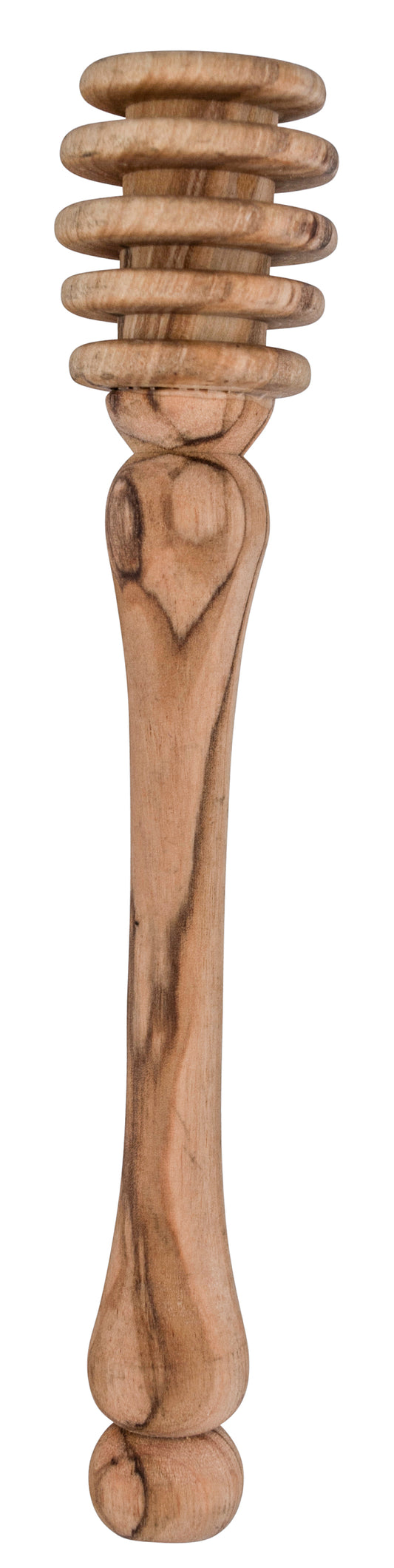 6" Real Olive Wood Honey Dipper