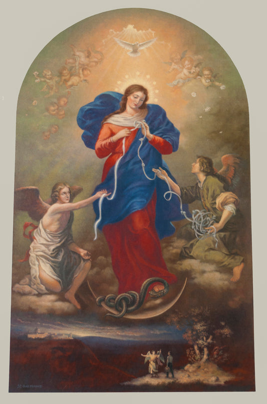 12" Our Lady Undoer of Knots Artwork Print