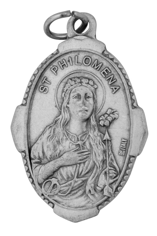 1" Traditional Saint Medals (st philomena)