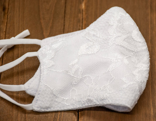 Lacy Floral First Communion Mask (XI7000)