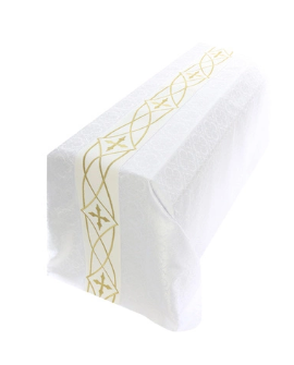 White/Gold Funeral Pall