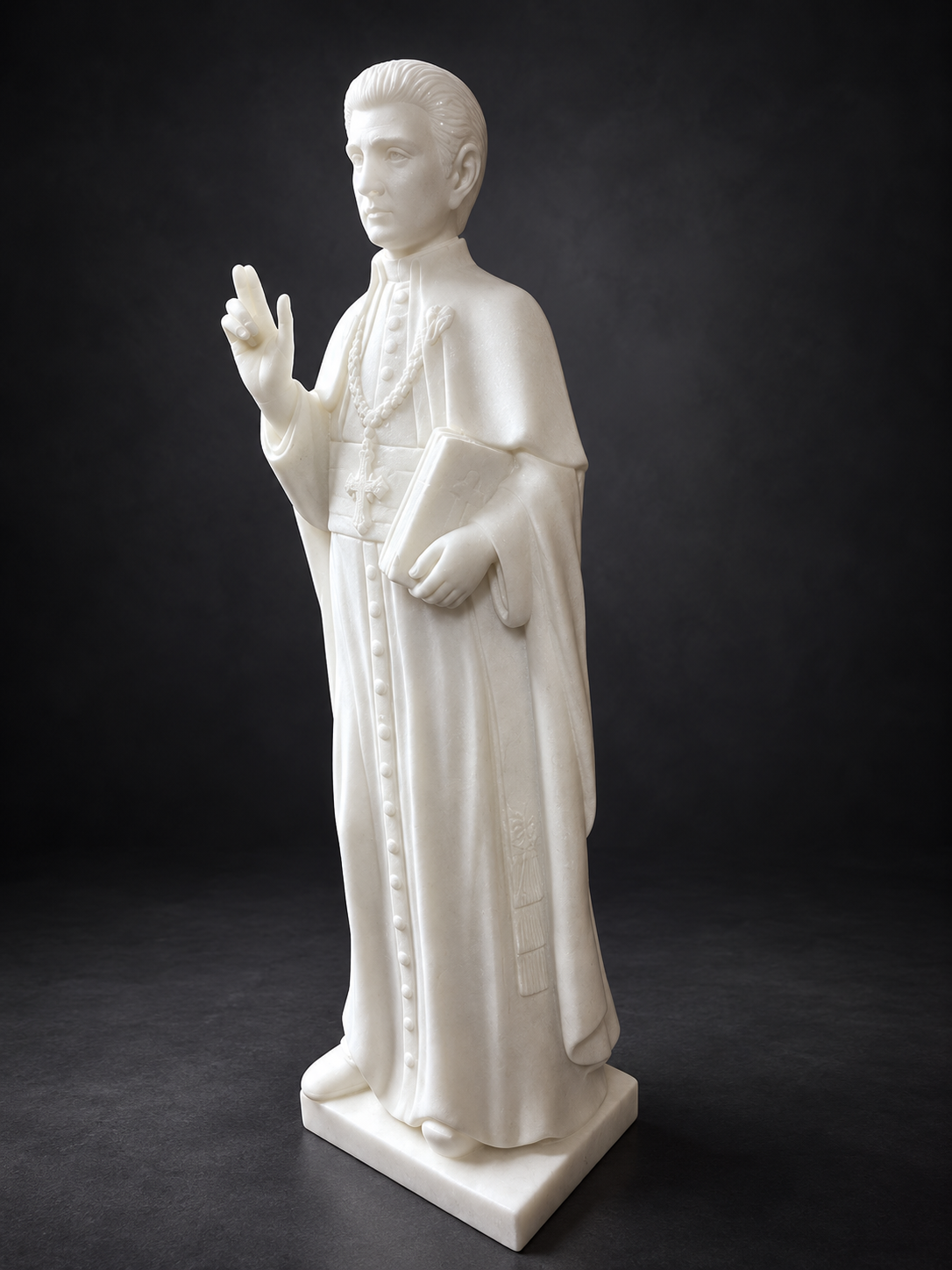 St. Pius X Statue Custom Carved Marble  30" Size