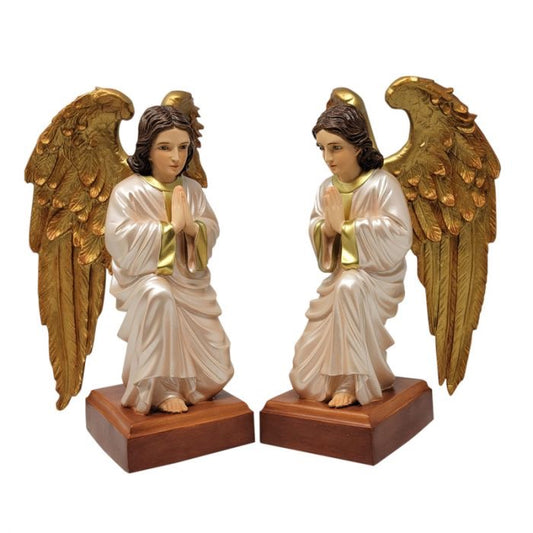 Adoring Angel Figurine – 12″ Tall, Wings Down