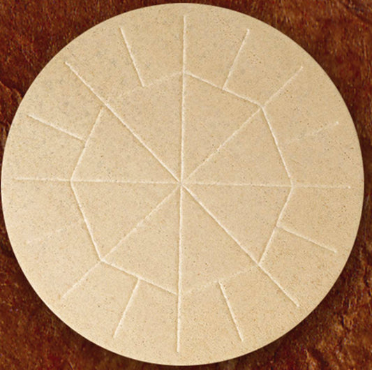 5 3/4" Diameter Whole Wheat Celebrant Altar Bread box of 25