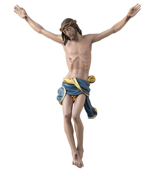 Hand Carved in Lindenwood or Fiberglass Agonizing Christ from Italy