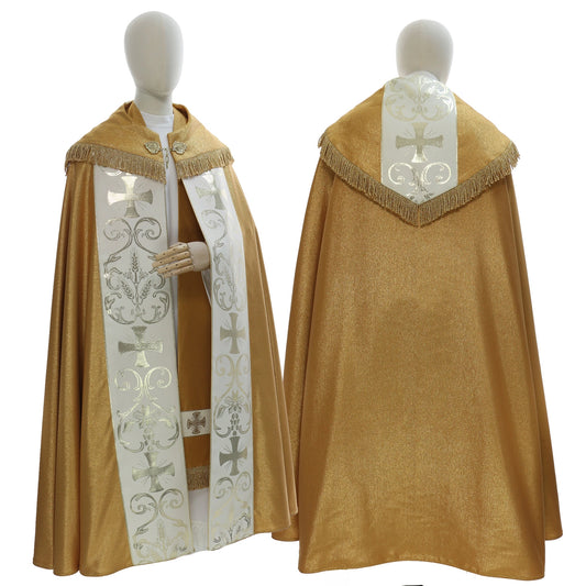 Gold/Cream Gothic Cope