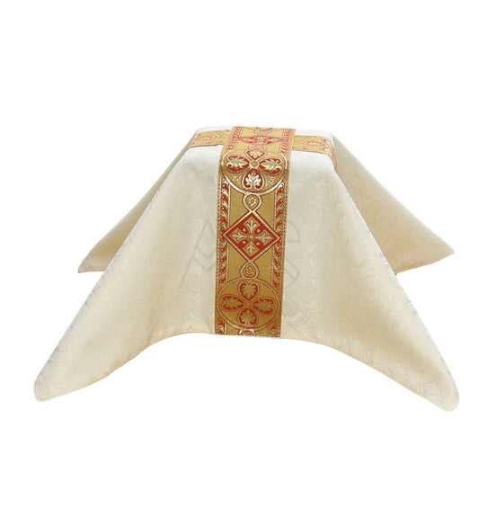 Cream/Gold Funeral Urn Pall