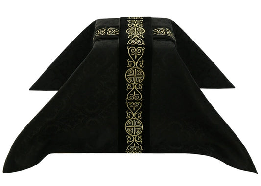 Black Funeral Urn Pall