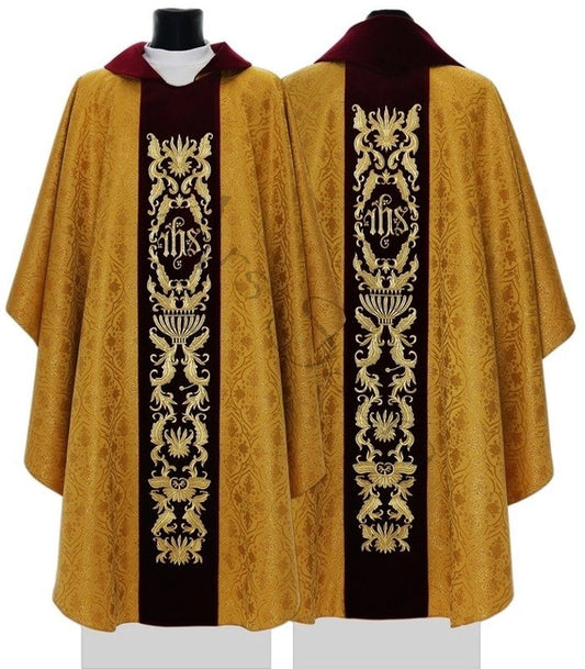 Gold/Black Gothic Chasuble