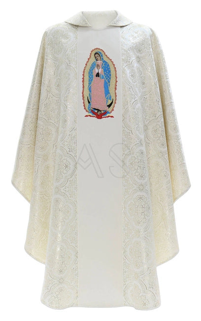 Cream Gothic Chasuble "Guadalupe"