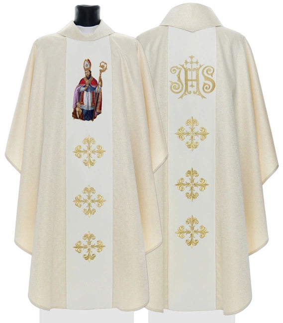 Cream Gothic Chasuble "St. Martin"