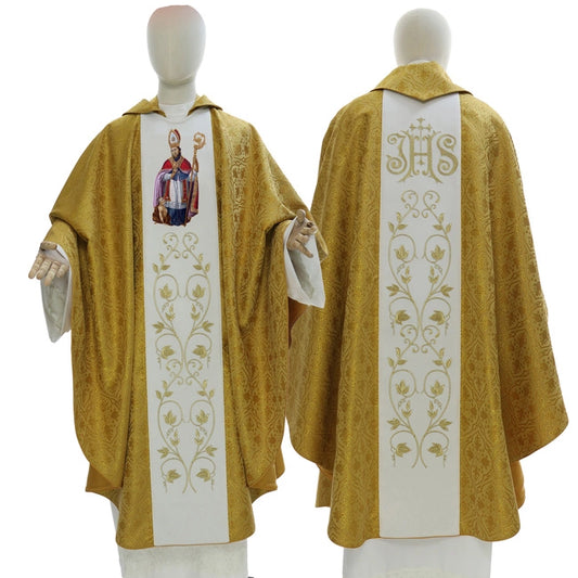 Yellow/Gold Gothic Chasuble "St. Martin"