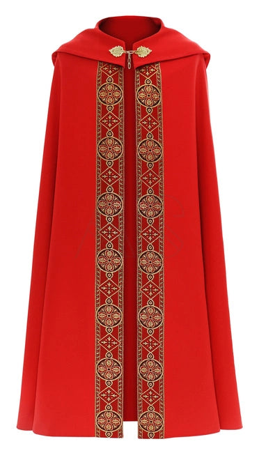 Red Gothic Cope "Heart of Jesus"