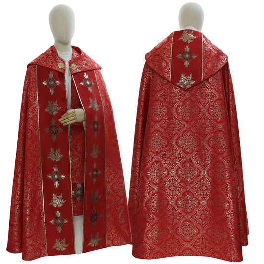 Red/Cream Gothic Cope