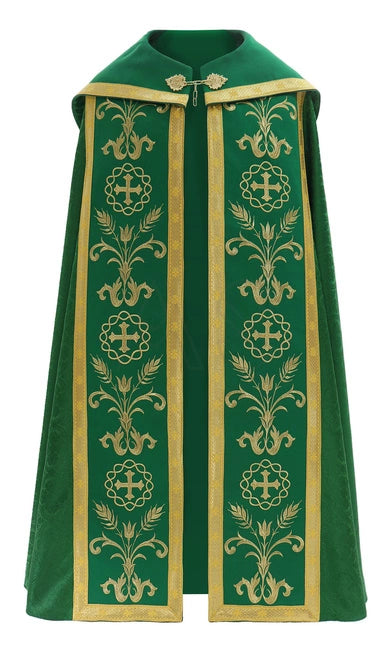 Emerald/Gold Gothic Cope