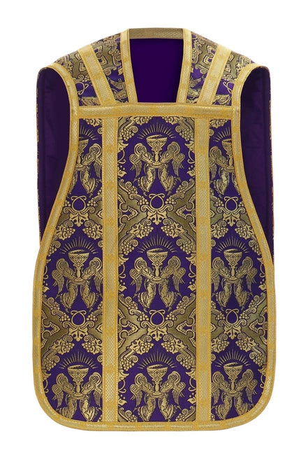 Blue/Gold Roman Gothic Chasuble