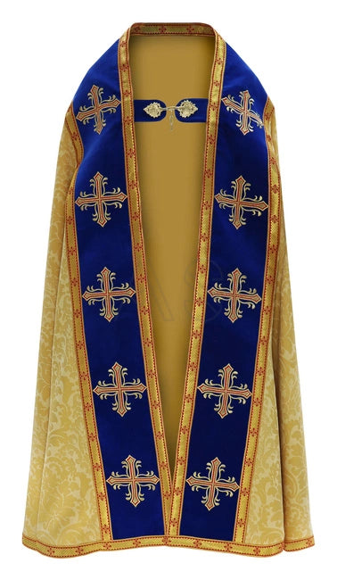 Gold/Blue Roman Cope