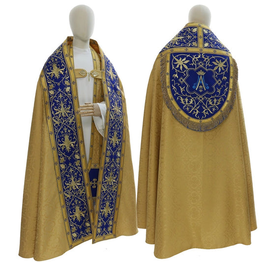 Gold/Dark Blue Roman Cope with Matching Cope