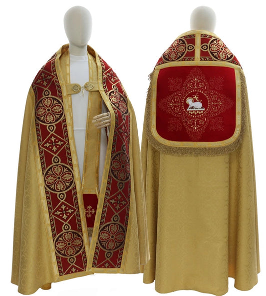 Gold/Red Roman Cope "Lamb"
