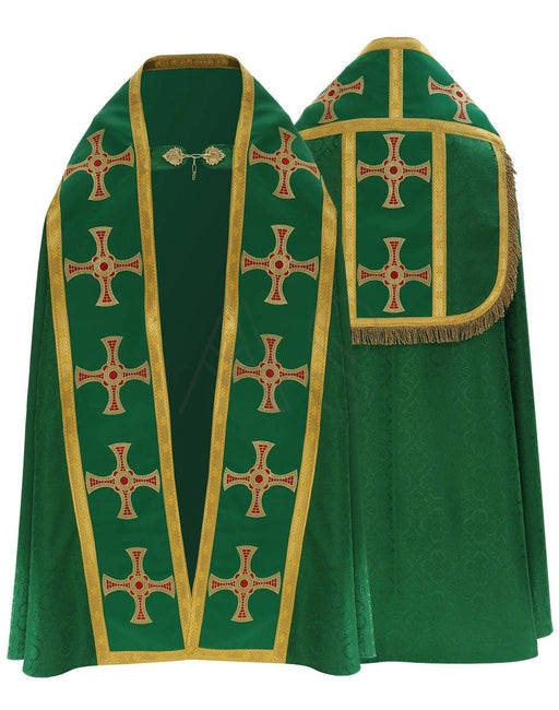 Green/Gold Roman Cope