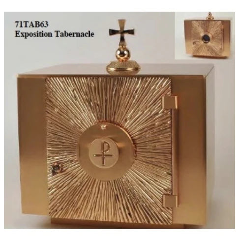 Tabernacle – Exposition | Bronze with Steel Housings for Insertion into Wall Cavity