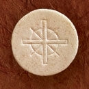 1-1/2" Whole Wheat (Cross Only ) Container of 500