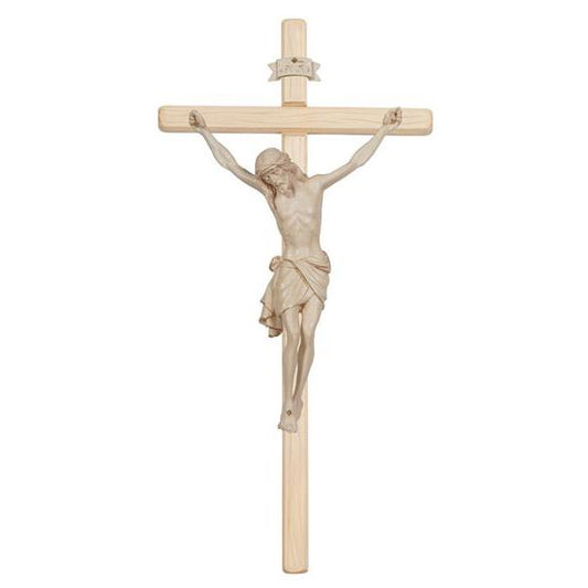 Corpus Siena Cross Straight Light Stained - Made in Italy - 24 Inches