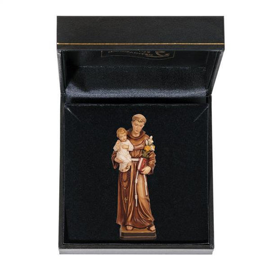 St. Anthony with Child with Case - Made in Italy - 3 Inches