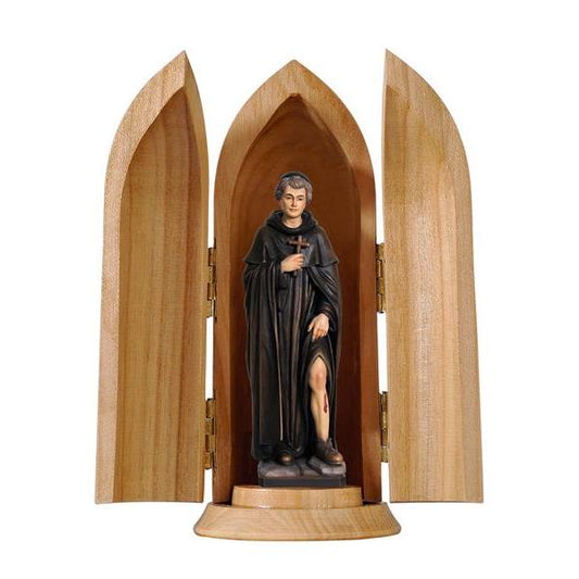 St. Peregrine in Niche - Made in Italy - 3 Inches