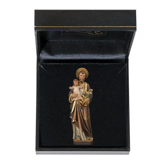 St. Joseph with Child with Case - Made in Italy - 3 Inches